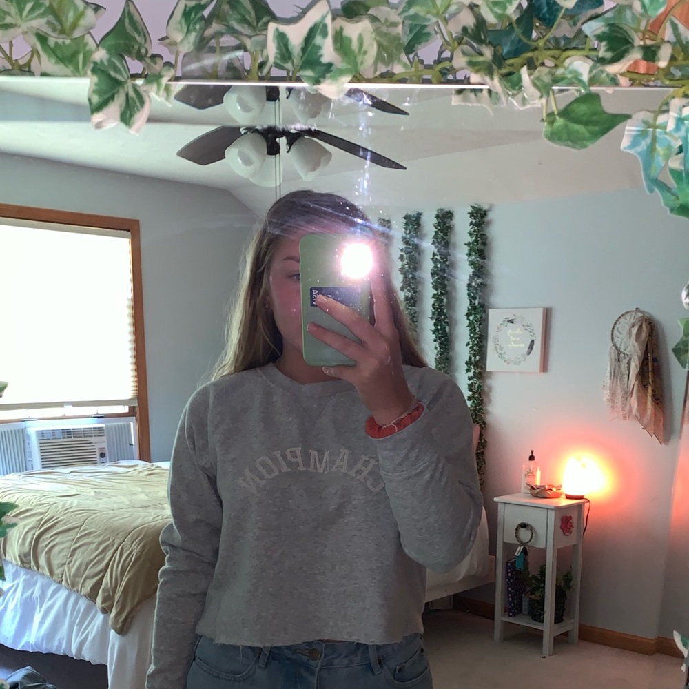 Champion cropped crew neck